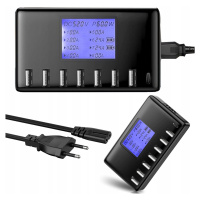 Usb Nabíječka 8 Portů 5V/12A LCD displej 60W