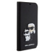 Karl Lagerfeld PU Saffiano Karl and Choupette NFT Book Pouzdro iPhone 15 Pro černé