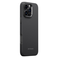 Pitaka MagEZ Case Pro 4 MagSafe kryt iPhone 16 Pro Black/Grey Twill