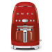 Kávovar na překapávanou kávu Smeg 50's style DCF02RDEU / 1050 W / 1,4 l / červená Varianta: ivi1