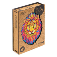 Unidragon Dřevěné puzzle Mysterious Lion 327 ks