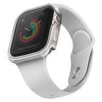 UNIQ Valencia kovové pouzdro Apple Watch Serie 4/5/6/SE (40mm) stříbrné