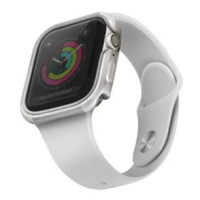 UNIQ Valencia kovové pouzdro Apple Watch Serie 4/5/6/SE (44mm) stříbrné