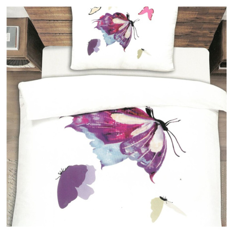 Povlečení VARIA BUTTERFLY WHITE 140x200 cm Povlečení VARIA BUTTERFLY WHITE 140x200 cm - 140x200  Home of Dreams