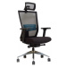MERCURY Kancelářská židle Windy černo-modrá, č.AOJ1657S