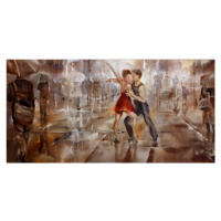 Ilustrace It´s raining again, Annette Schmucker, 40x20 cm