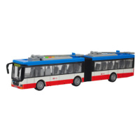 CITY SERVICE CAR - Trolejbus kloubový červeno-modrý 1:16