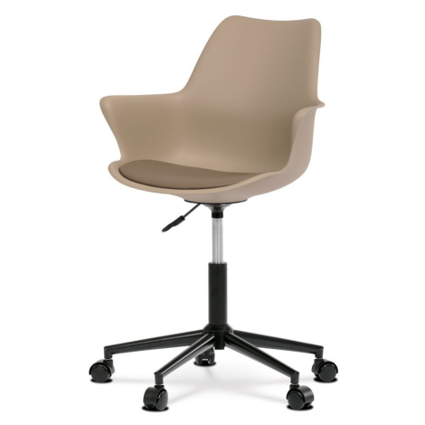 Kancelářská židle KATARA — plast, béžová