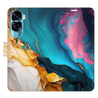 iSaprio Flip pouzdro Colourful Marble pro Honor 90 Lite 5G