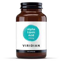 Viridian Alpha Lipoic Acid 200mg (Kyselina alfa lipoová - ALA) 90 kapslí