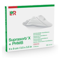 KRYTÍ HYDROBALANČNÍ ANTIMIKROBIÁLNÍ SUPRASORB X+PH 9X9CM,S POLYHEXANIDEM,PRO INFIKOVANÉ RÁNY,5KS