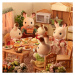 Sylvanian family Rodina ''chocolate'' králíků, nová