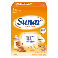 Sunar Complex 3 vanilka, batolecí mléko 2 x 300g (600g)