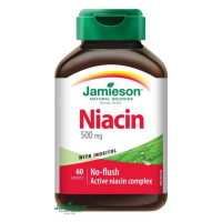 Jamieson Niacin 500 mg s inositolem 60 tablet