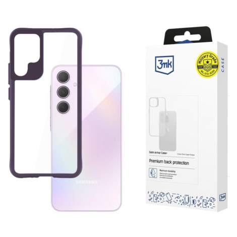 Ochranný kryt 3mk Satin Armor Case+ pro Samsung Galaxy A15 5G, fialová