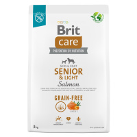 Brit Care Grain Free Senior & Light Salmon & Potato - 2 x 3 kg
