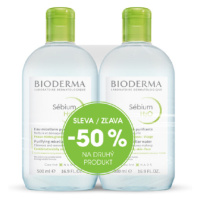 BIODERMA Sébium H2O 500ml 1+1 Festival