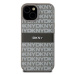 DKNY PU Leather Repeat Pattern Tonal Stripe Zadní Kryt pro iPhone 15 Beige