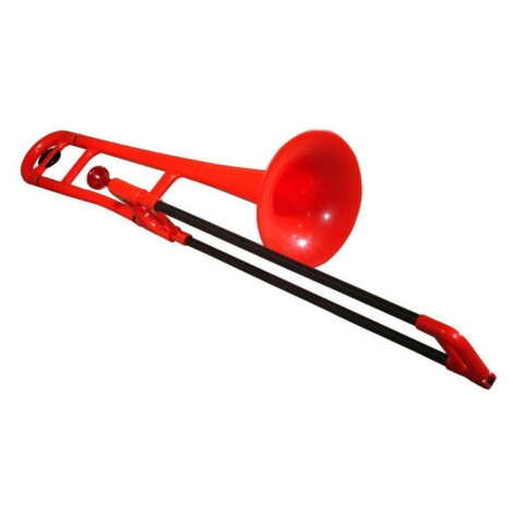 pBone 700638 Plastový trombon Red