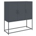 vidaXL Skříň highboard antracitová 100,5 x 39 x 107 cm ocel