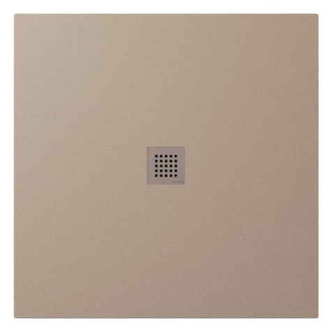 Polysan Treneca sprchová vanička čtvercová 100x100 cm litý mramor béžová 84301.81