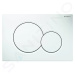 Geberit 111.355.00.5 NH1 - Modul pro závěsné WC s tlačítkem Sigma01, alpská bílá + Duravit D-Cod