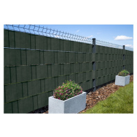 Stínící krycí páska na plot MATA zelená různé rozměry MyBestHome Rozměr: 19 cm x 48 metrů