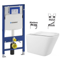 GEBERIT Duofix bez tlačítka + WC REA Raul Rimless + SEDÁTKO 111.300.00.5 RA1