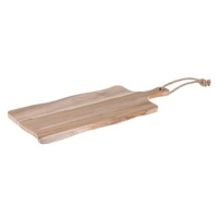 H&L Dřevěné krájecí prkénko 49x20x1,5cm, teak dřevo