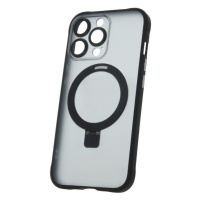 Silikonové TPU pouzdro Mag Ring pro Apple iPhone 13 Pro, černá