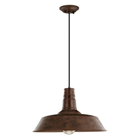 Nova Luce Stylové závěsné svítidlo Osteria ve třech barevných provedeních - 1 x 60 W, pr. 460 mm