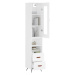 vidaXL Skříň highboard bílá 34,5 x 34 x 180 cm kompozitní dřevo