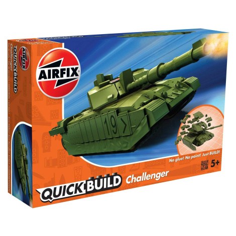 Quick Build tank J6022 - Challenger Tank - zelená AIRFIX