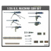 Model Kit military 13262 - US MACHINE GUN SET (1:35)