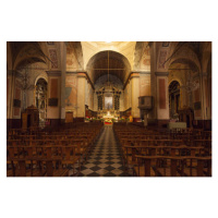 Fotografie Ajaccio Cathedral, nave, John Elk III, 40 × 26.7 cm