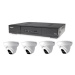 AVTECH 1x DVR DGD1005AV a 4x 2MPX Dome kamera DGC1004XFT