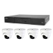 Kamerový set 1x AVTECH NVR AVH2109AX a 4x 5MPX IP Dome kamera AVTECH DGM5406ASE + 4x Kabel UTP 1