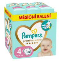 PAMPERS Premium Care monthly velikost 4 plenky 9-14kg 174 ks