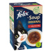 Felix Soup Lahodný výběr s hovězím, kuřetem a jehněčím 6 x 48 g