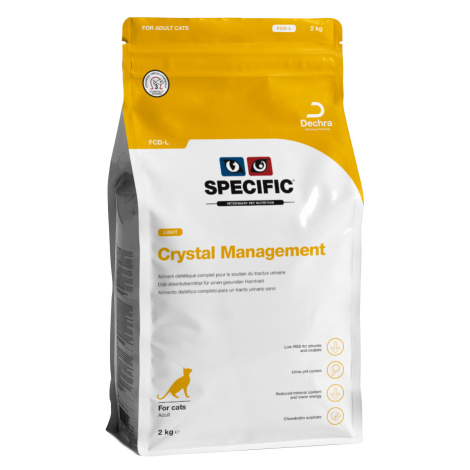 Specific Cat FCD - L Crystal Management Light - výhodné balení 2 x 2 kg