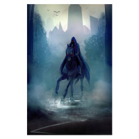 Ilustrace Black horseman, breakermaximus, 26.7 × 40 cm