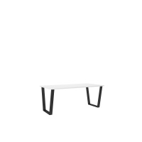Jídelní stůl Cezar Barva korpusu: Bílá, Rozměr: 185 x 67 cm