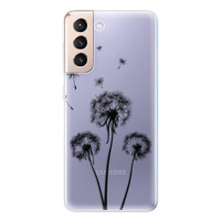 iSaprio Three Dandelions - black pro Samsung Galaxy S21