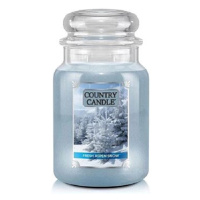 Country Candle Svíčka ve skleněné dóze, Čerstvý sníh v Aspenu, 680 g