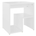 Noční stolek bílý 40 × 30 × 40 cm dřevotříska