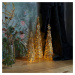 Sirius LED dekorativní stromek Kirstine, zlatý, výška 43 cm