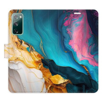 iSaprio Flip pouzdro Colourful Marble pro Samsung Galaxy S20 FE