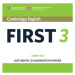 Cambridge English: First (FCE) 3 Audio CDs (2) Cambridge University Press