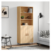 vidaXL Skříň highboard dub sonoma 69,5 x 34 x 180 cm kompozitní dřevo