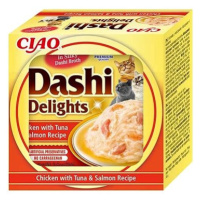 Ciao Dashi Delights kuře s tuňákem a lososem 4 × 70 g